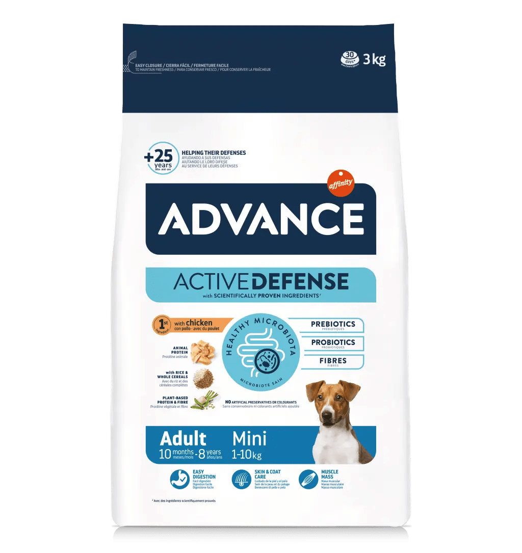 ADVANCE Adult Mini Pienso Advance para perros adultos razas pequeñas –  Gabo&Gordo Pet Shop