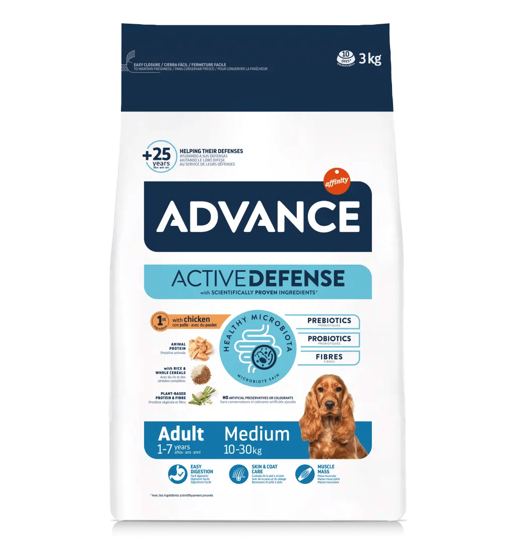 Advance active dog food sale