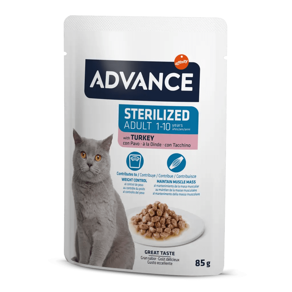 CHUNKS IN GRAVY FOR STERILIZED CATS - WITH TURKEY