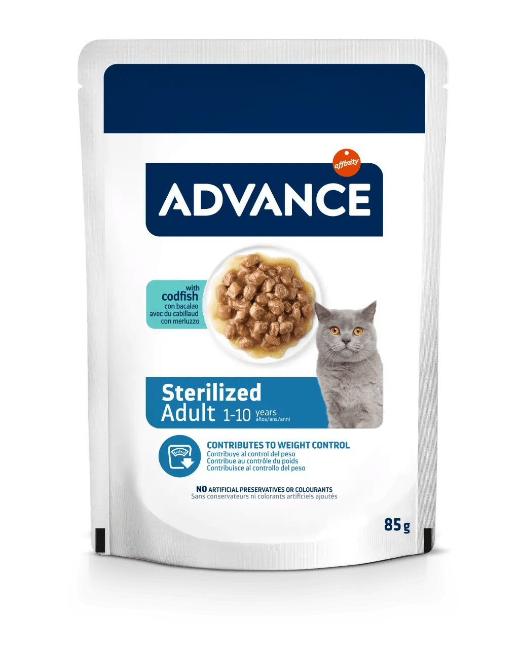 STERILIZED ADULT COM BACALHAU EM SAQUETAS