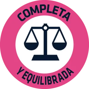 COMPLETA Y EQUILIBRADA