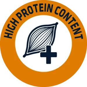 HIGH PROTEIN CONTENT