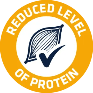 REDUCED LEVEL OF PROTEIN