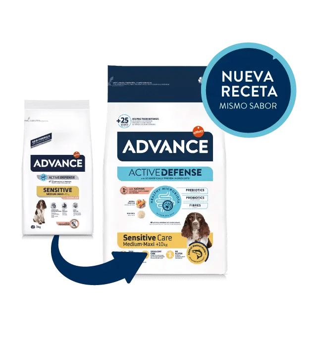 Advance Perro Sensitive Medium - Maxi 12 Kg.