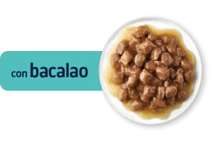 BOCINETS EN SALSA STERILIZED ADULT AMB BACALLÀ