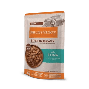 WET BITES IN GRAVY WITH TUNA