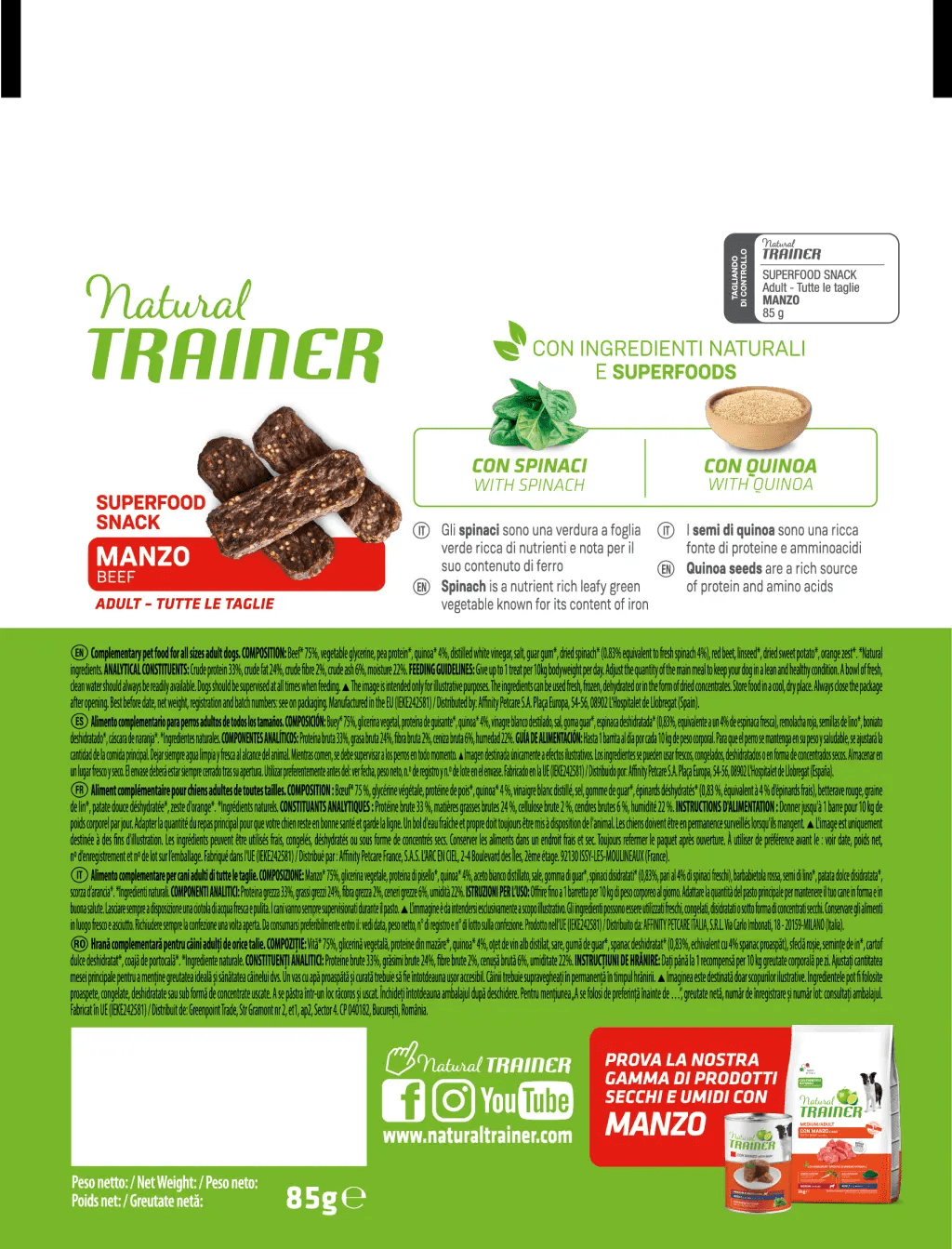NT SUPERFOODS SNACKS MANZO