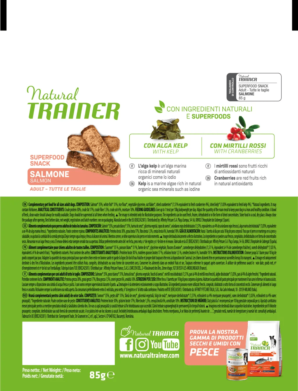 NT SUPERFOODS SNACKS LACHS